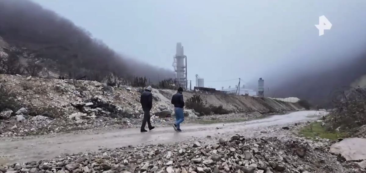 A still from the plant in the Dagestani village of Gulli. Photo: Murad Magomedov Izvestia / Telegram channel