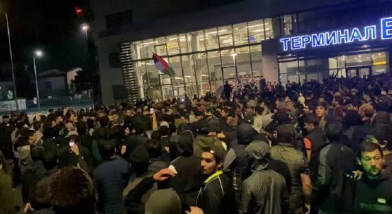 Unrest in Makhachkala. October 2023. Photo: https://xakac.info/