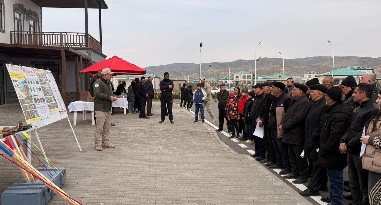 Still: Members of 26 Azerbaijani families have returned to the village of Mamedbeyli in the Zangilan district. Photo: 
1news.az / https://1news.az/news/20260129080321303-Ocherednaya-gruppa-pereselentsev-pribila-v-selo-Mamedbeili-FOTO-OBNOVLENO