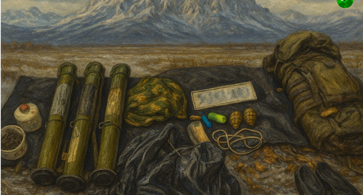 The recovered weapon. Illustration created by the "Caucasian Knot" using AI in the Copilot program.