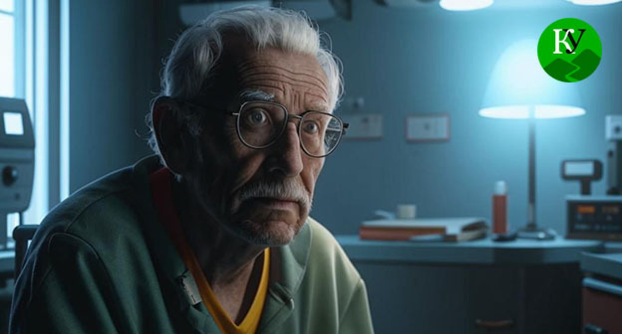 Pensioner. Illustration created by Caucasian Knot using AI in the Copilot program.