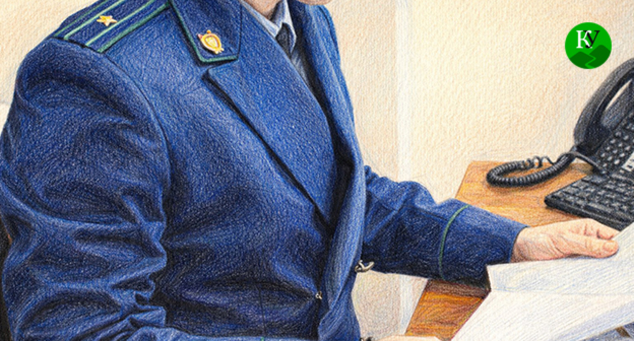 A prosecutor's office employee. Illustration created by Caucasian Knot using AI in the Copilot program.