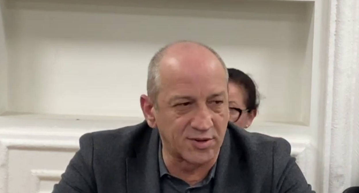 Alkhas Kakaliya. Still from the video "Aiashara" from February 18, 2026, https://t.me/aiasharaabh/10374.