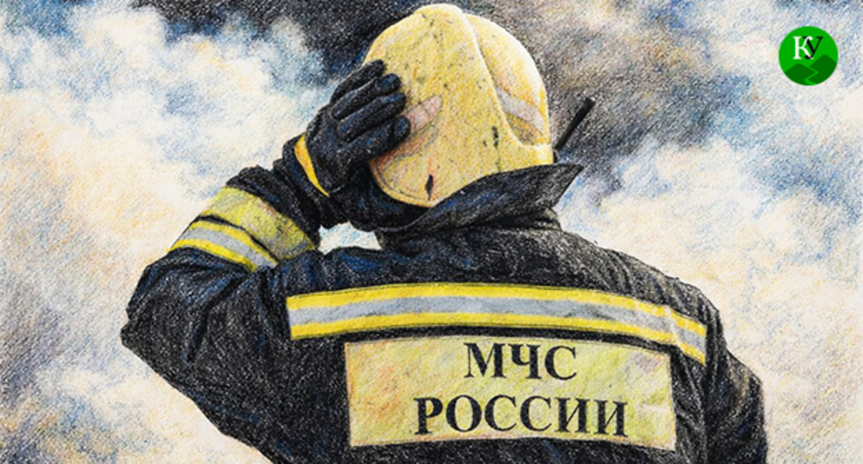 An Emergency Ministry employee. Illustration created by the "Caucasian Knot" using Copilot software. An Emergency Ministry employee. Illustration created by the "Caucasian Knot" using Copilot software.