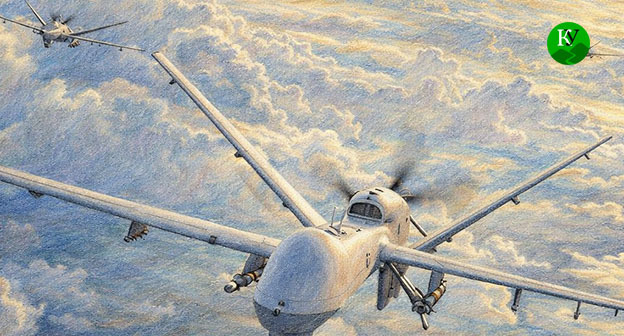 Drones. Illustration created by the "Caucasian Knot" using AI in the Copilot program. Drones. Illustration created by the "Caucasian Knot" using AI in the Copilot program.