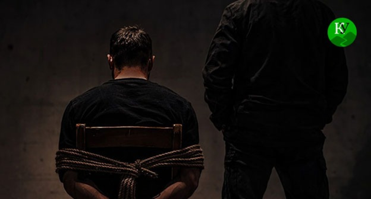 Rehabilitation patients face violence. Image created by the "Caucasian Knot" using AI in the Copilot program.