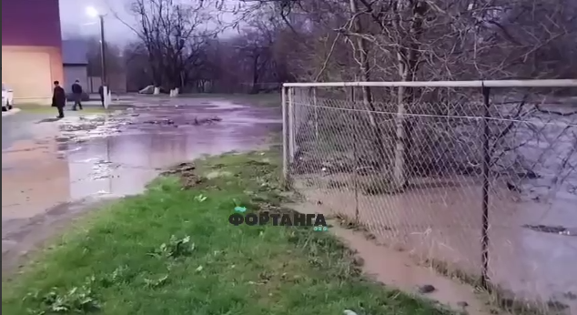 Residents of Sunzha demanded coastal protection work due to the rains. Photo: Fortanga / Telegram channel