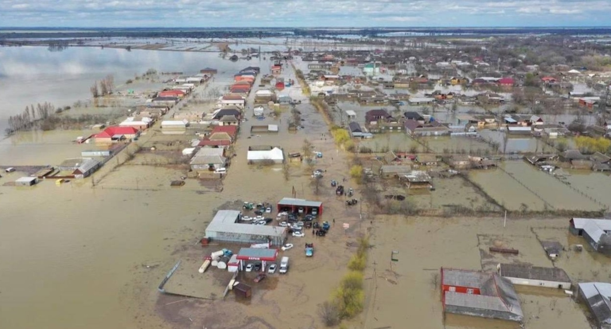 Flooding in the village of Adilyotar. March 30, 2026. Photo: Dagestan Central Control Center https://t.me/israfilof2_0/613 Flooding in the village of Adilyotar. March 30, 2026. Photo: Dagestan Central Control Center https://t.me/israfilof2_0/613