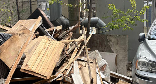 Dump on Novoselov Street in Sochi. Photo by a "Caucasian Knot" correspondent