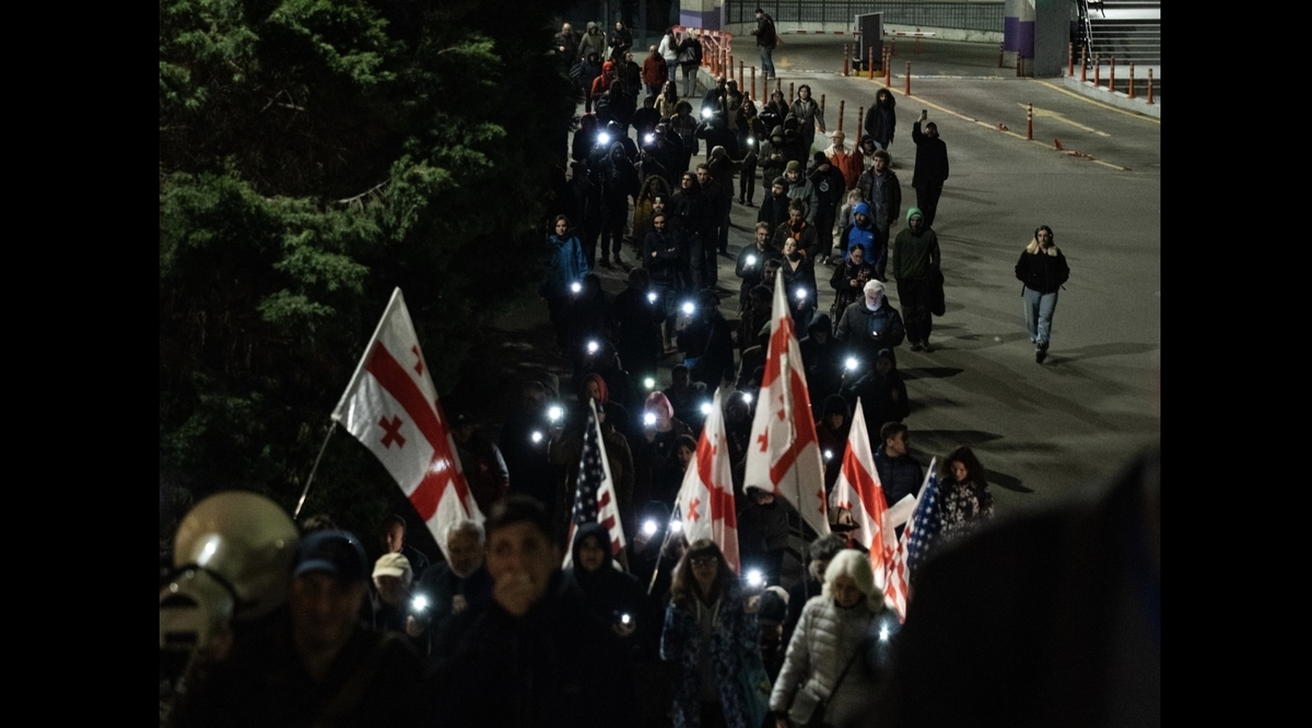 Participants of the march in Tbilisi, April 24, 2026. Photo: