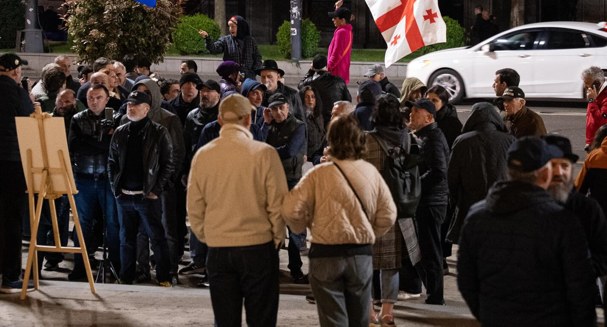 Protesters in Tbilisi. Photo: Publika