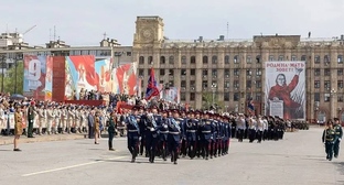Parade in Volgograd. May 9, 2026. Photo: Volgograd Region Administration https://t.me/rgn_34/