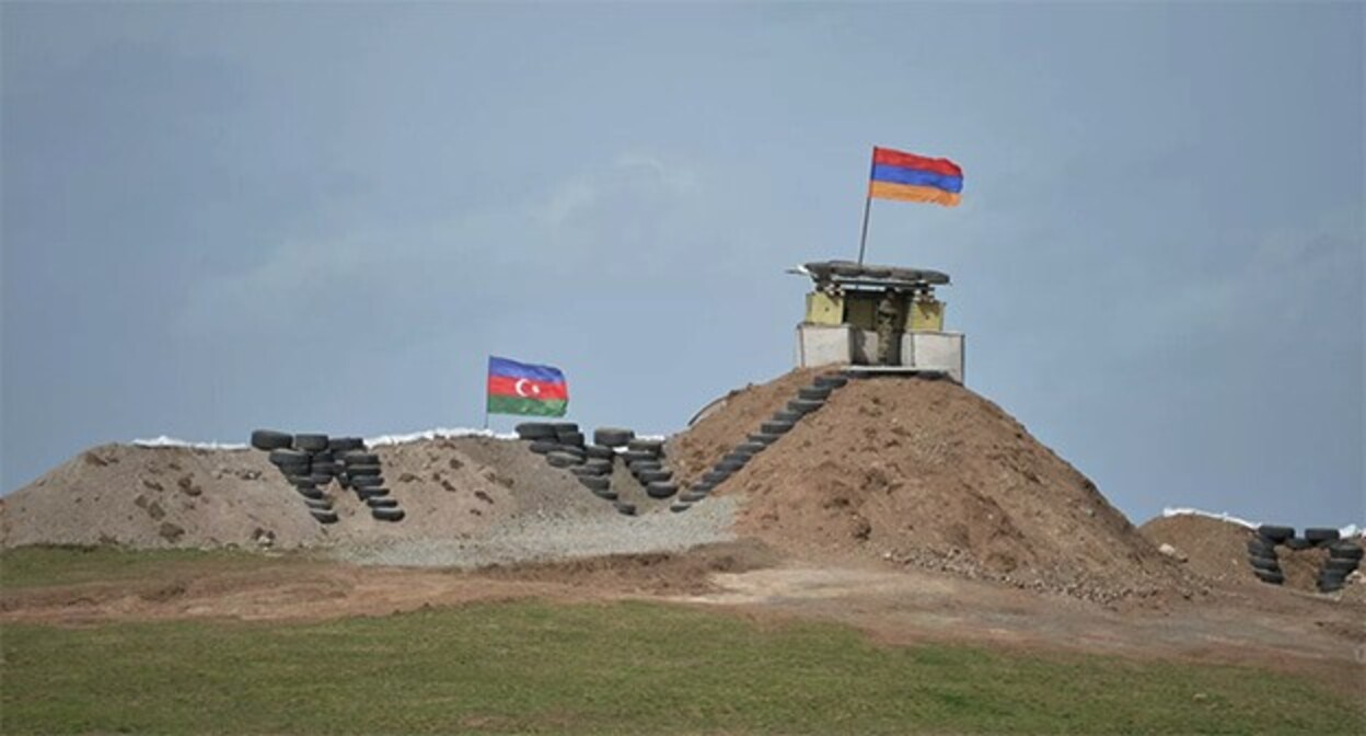 The border between Azerbaijan and Armenia. Photo: Office of the President of the Republic of Armenia