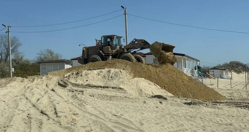 Beach in Anapa. Photo from the Telegram channel of the mayor Svetlana Maslova https://t.me/sbmaslova/5929 Beach in Anapa. Photo from the Telegram channel of the mayor Svetlana Maslova https://t.me/sbmaslova/5929