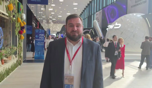 Mikael Badalyan. A still from a video from his Telegram channel, June 3, 2026, https://t.me/mikayelbad/47690.