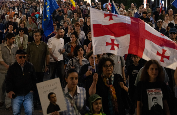 Participants in the anti-violence march in Tbilisi. Screenshot from Publika photo from June 6, 2026, https://www.facebook.com/photo?fbid=1779043180161891&set=pcb.1779043276828548 (Meta, the company that owns the social network, is banned in Russia). Participants in the anti-violence march in Tbilisi. Screenshot from Publika photo from June 6, 2026, https://www.facebook.com/photo?fbid=1779043180161891&set=pcb.1779043276828548 (Meta, the company that owns the social network, is banned in Russia).