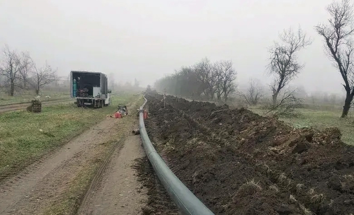 Water main repair. Photo from the Stavropol Krai Governor's Telegram channel - https://t.me/VVV5807/6568