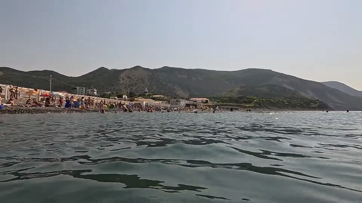 Bolshoy Utrish Beach. Still from video https://www.youtube.com/watch?v=vneJsvKyuk8 (Meta (owner of Facebook, Instagram, and WhatsApp) is banned in Russia). Bolshoy Utrish Beach. Still from video https://www.youtube.com/watch?v=vneJsvKyuk8 (Meta (owner of Facebook, Instagram, and WhatsApp) is banned in Russia).