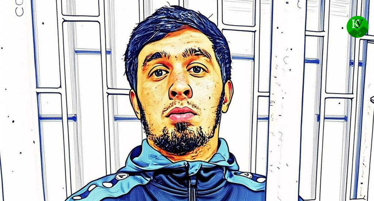 Mansur Movlaev. Illustration created by "Caucasian Knot" using AI in Copilot.