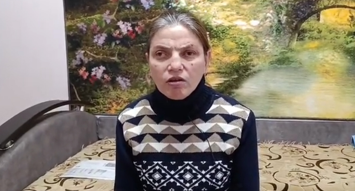 Elena Mikhailova. Still from video: https://vk.com/wall-62316332_12803 Elena Mikhailova. Still from video: https://vk.com/wall-62316332_12803