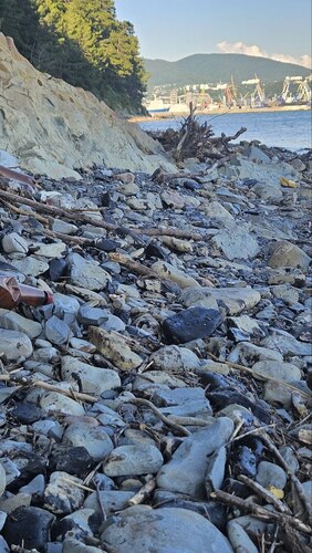 The situation on the coast between Tuapse and Agoy. Screenshot of a photo from Evgeny Vitishko's Telegram channel from June 18, 2026, https://t.me/evitishko/1691.