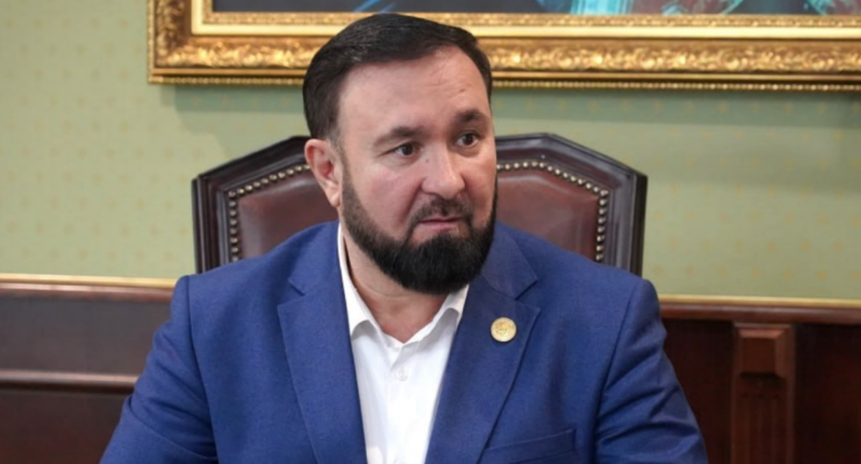 Mansur Soltayev. Screenshot from his Telegram channel, July 26, 2026, https://t.me/chechombudsman/6171.