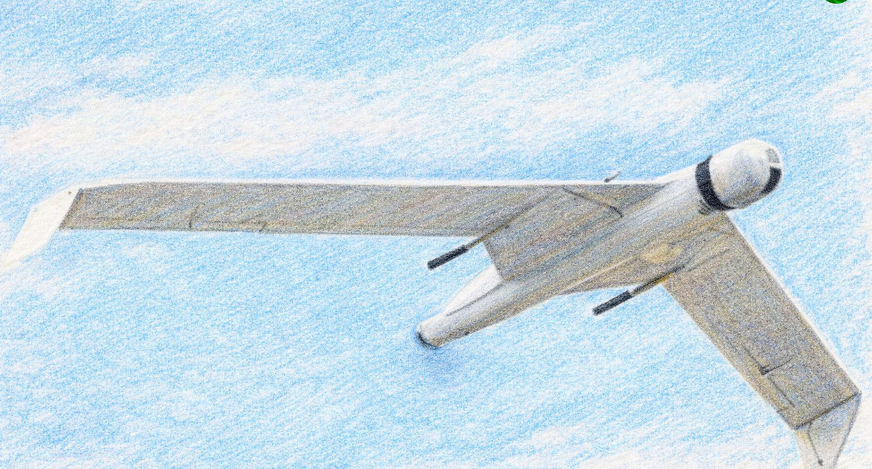 Drone. Illustration created by "Caucasian Knot" using AI in the Copilot program.