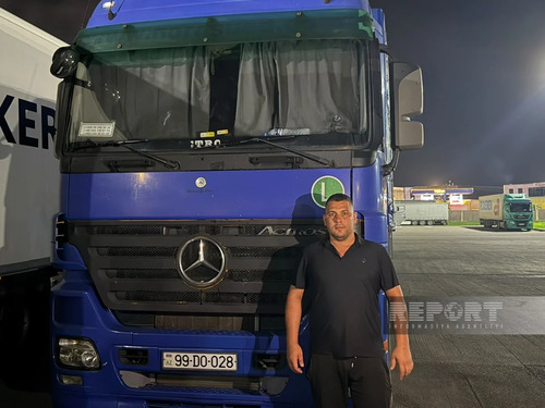 Truck drivers from Azerbaijan complained about delays when entering Georgia. Photo: Report / https://report.az/ru/v-regione/azerbajdzhanskie-dalnobojshiki-v-gruzii-nedelyami-ne-mogut-projti-tamozhnyu-v-mid-napravlen-zapros Truck drivers from Azerbaijan complained about delays when entering Georgia. Photo: Report / https://report.az/ru/v-regione/azerbajdzhanskie-dalnobojshiki-v-gruzii-nedelyami-ne-mogut-projti-tamozhnyu-v-mid-napravlen-zapros