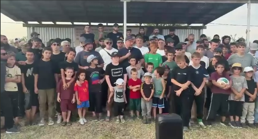 Frame from the video appeal of the residents of the village of Pervomayskoye. Photo: Voice of Dagestan / Telegram channel