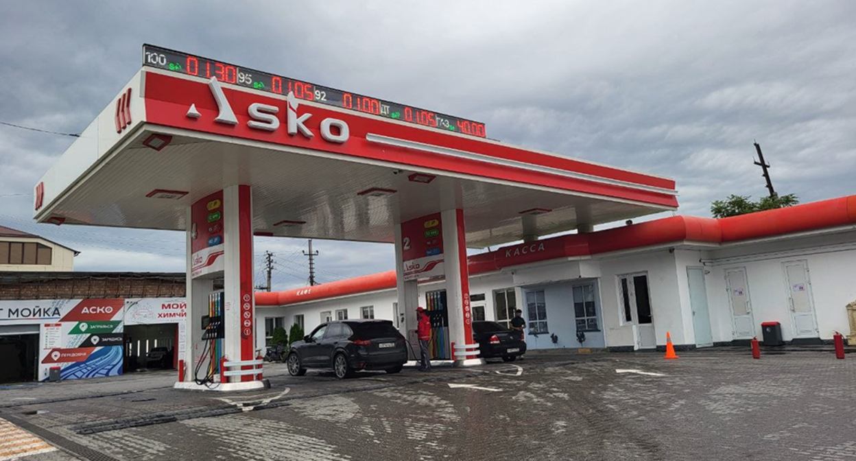 Gas station in Makhachkala. Photo "Caucasian Knot"