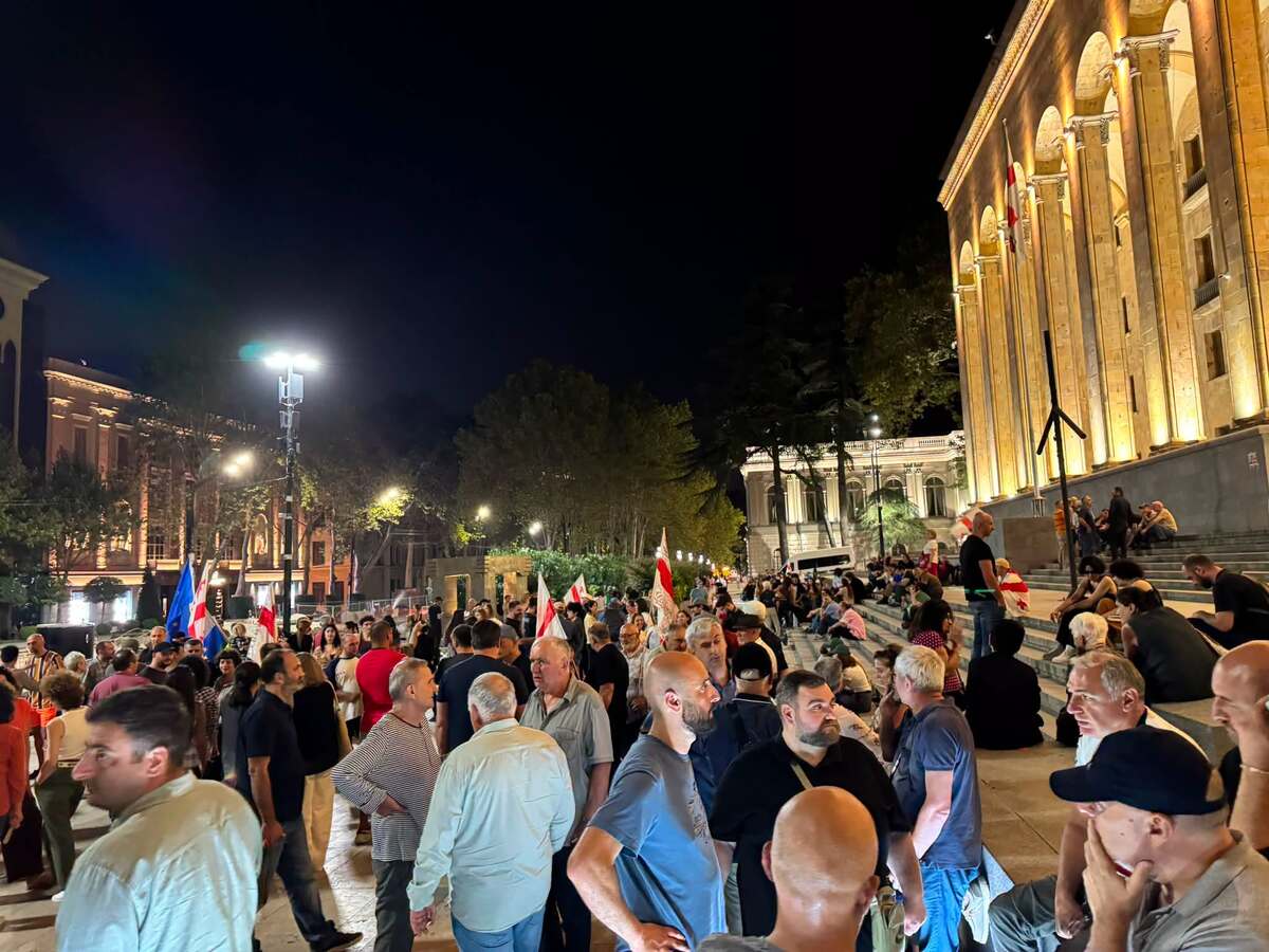 Supporters of Eurointegration in Tbilisi on the 645th day of continuous protests. September 3, 2026. Photo MO SE/ Facebook - owned by Meta, whose activities are banned in Russia
