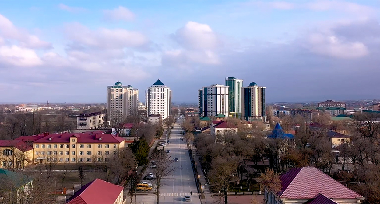 Gudermes. Frame from the video https://www.youtube.com/watch?v=a3Bge6DSJqs