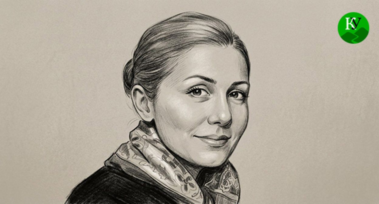 Samira Gasymly. Illustration created by "Caucasian Knot" using AI in the Copilot program. Samira Gasymly. Illustration created by "Caucasian Knot" using AI in the Copilot program.