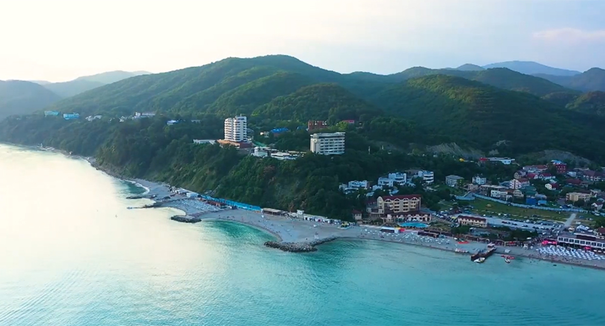 Tuapse. Frame from the video https://www.youtube.com/watch?v=jTu9ZsgS0d4