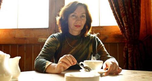 Natalia Estemirova. Photo by Dylan Martinez (the name of the source, “Caucasian Knot,” can be provided upon request).