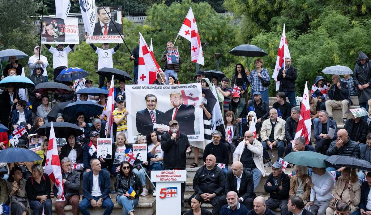Rally in Rike Park. Photo: Ketevan Khutsishvili / Netgazeti Rally in Rike Park. Photo: Ketevan Khutsishvili / Netgazeti