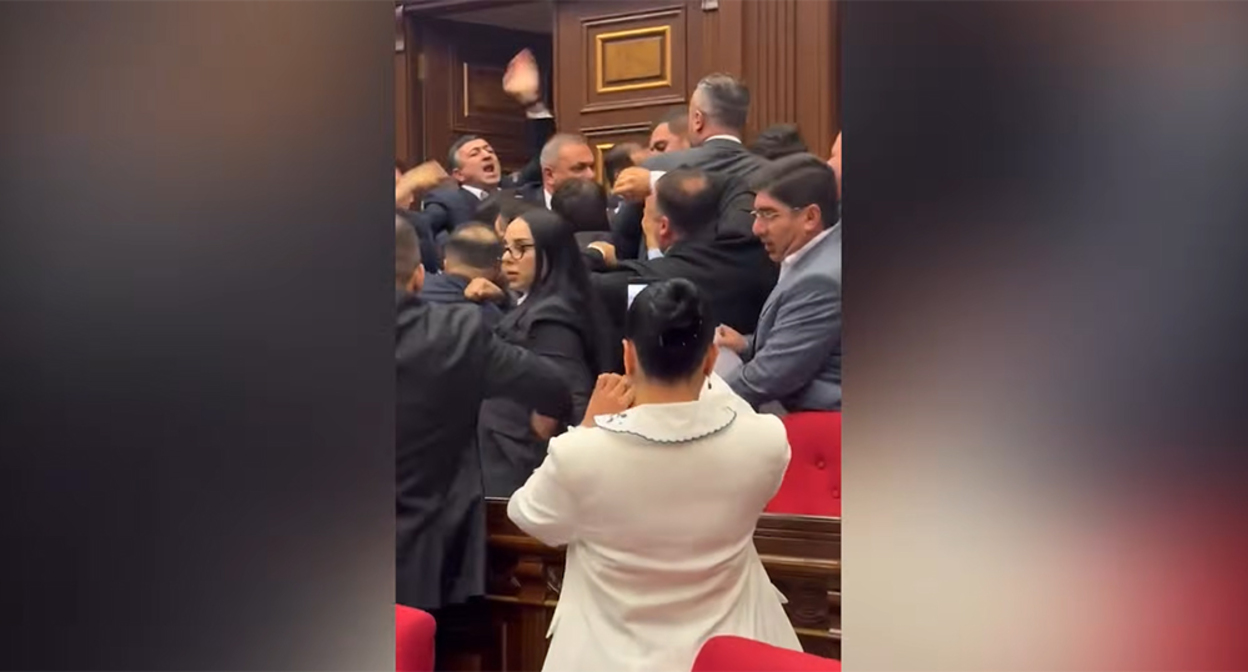 Fight in the Armenian parliament. Frame from the video https://www.youtube.com/watch?v=a5vsY05cfpA Fight in the Armenian parliament. Frame from the video https://www.youtube.com/watch?v=a5vsY05cfpA