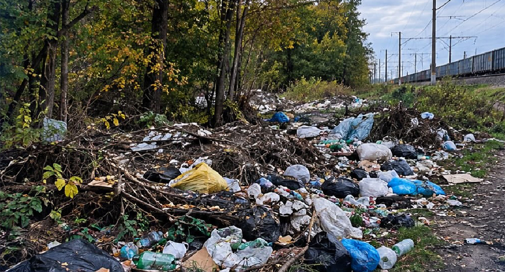 Illegal dump in Terek. Screenshot of the publication https://www.instagram.com/p/DegTXpYDM21 (the activities of the company Meta (owner of Facebook, Instagram, and WhatsApp) are banned in Russia)