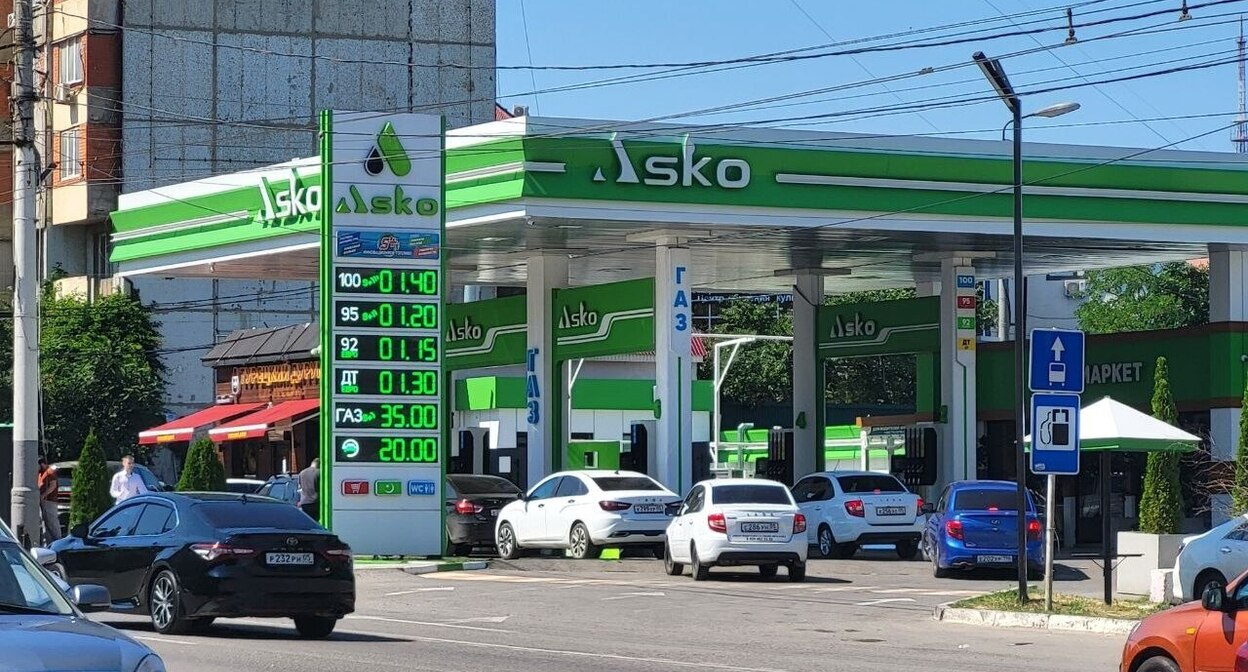 Gas station in Makhachkala. Photo by the correspondent of "Caucasian Knot".