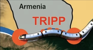 Trump Route. Screenshot of the video https://www.youtube.com/watch?v=LqB2pZXEfO4